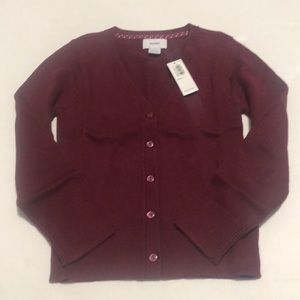 NWT Burgundy Cardigan